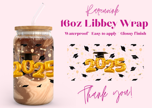 #1003 2025 Graduation 16oz UVDTF Wrap
