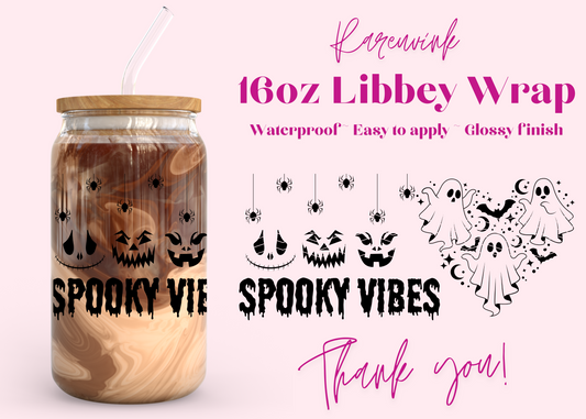 #728 Spooky Vibes 16oz UVDTF Wrap