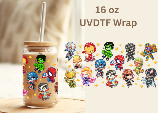 #428 Avengers UVDTF 16 oz Wrap