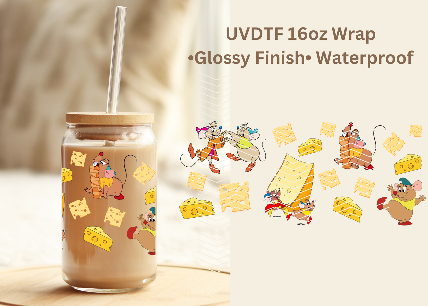 #587 Gus Gus 16 oz UVDTF Wrap