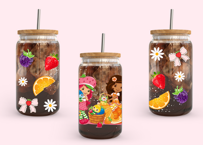 #1055 Strawberry Shortcake 16oz UVDTF Wrap