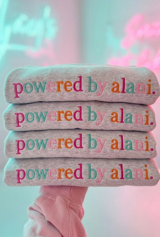 Powered by Alani Embroidered Sweatshirt
