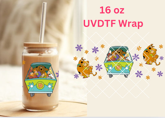 #322 Scooby Doo Exclusive UVDTF 16 oz Wrap