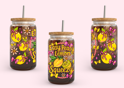 #1093 Easy Peasy Lemon Squeezy 16oz UVDTF Wrap
