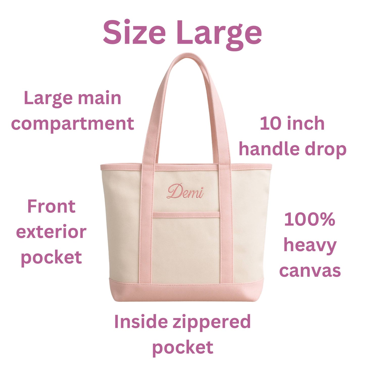Custom Embroidered Tote bag
