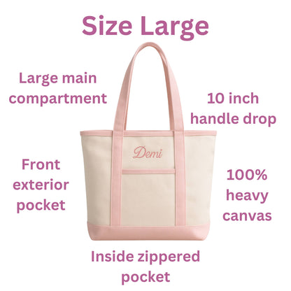 Custom Embroidered Tote bag