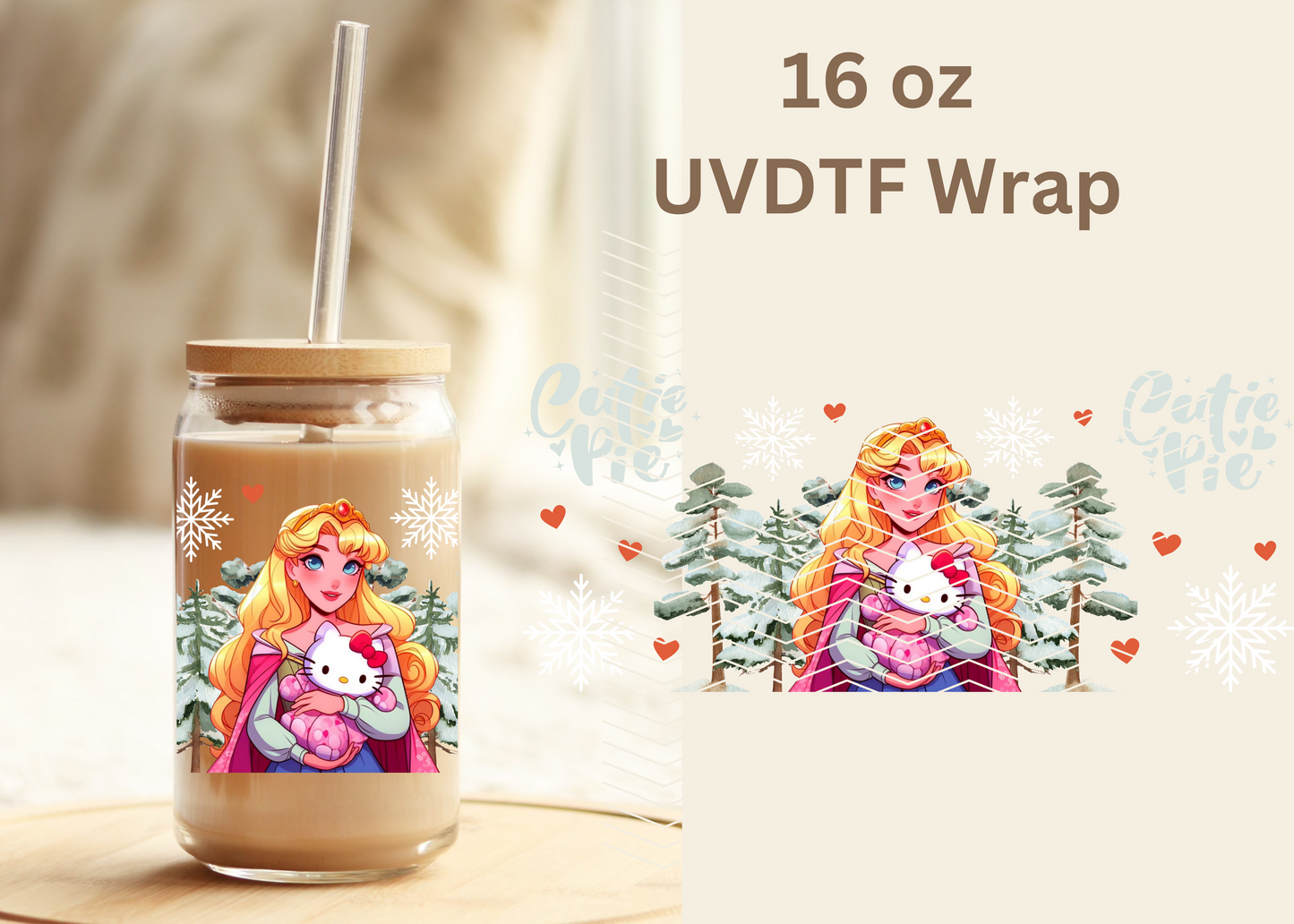 #339 Cinderella HK Exclusive UVDTF 16 oz Wrap