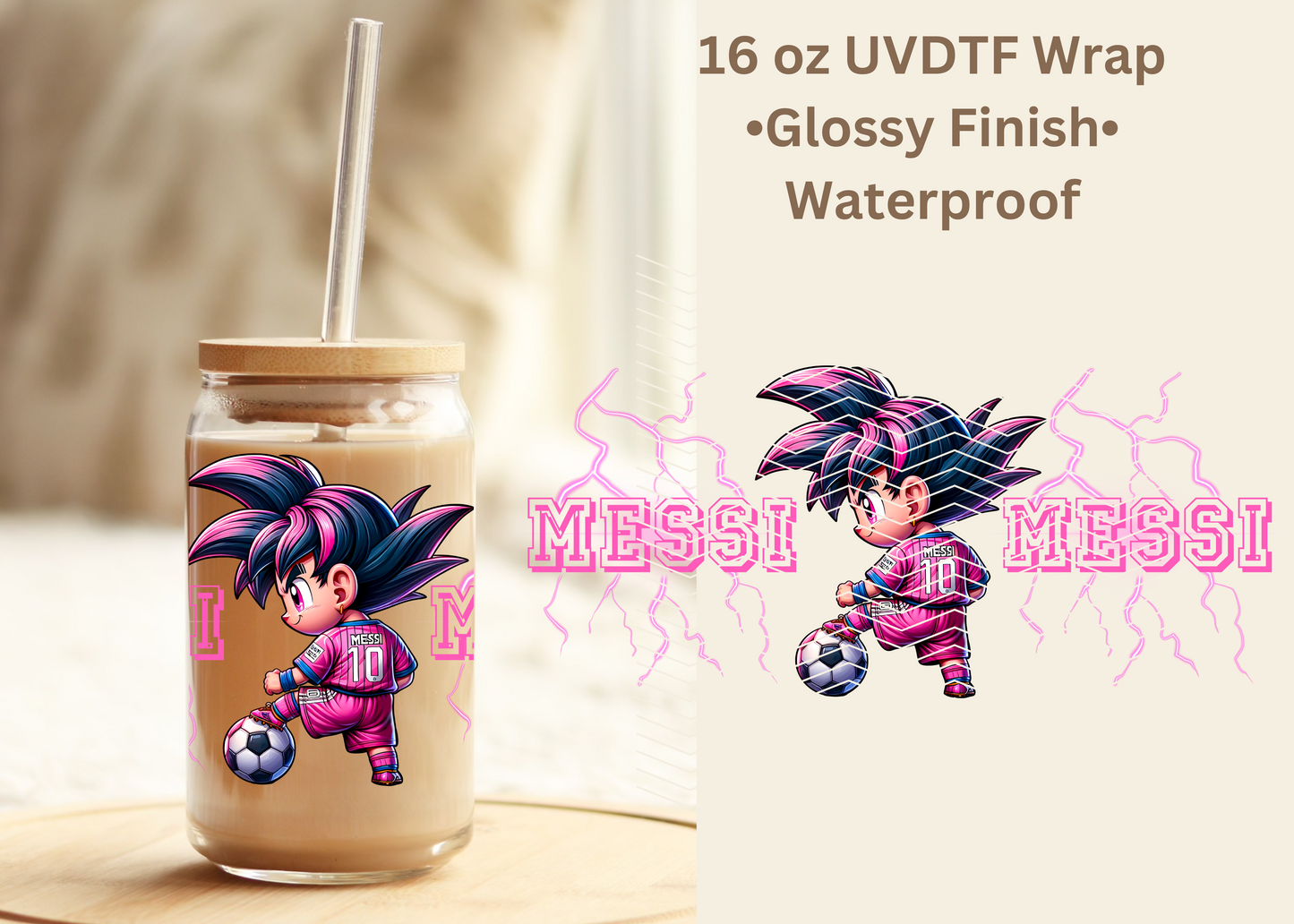 #540 Messi 16 oz UVDTF wrap