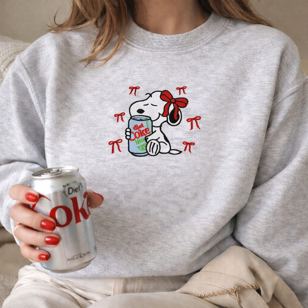 Diet Coke SWS~ Embroidered Crewneck