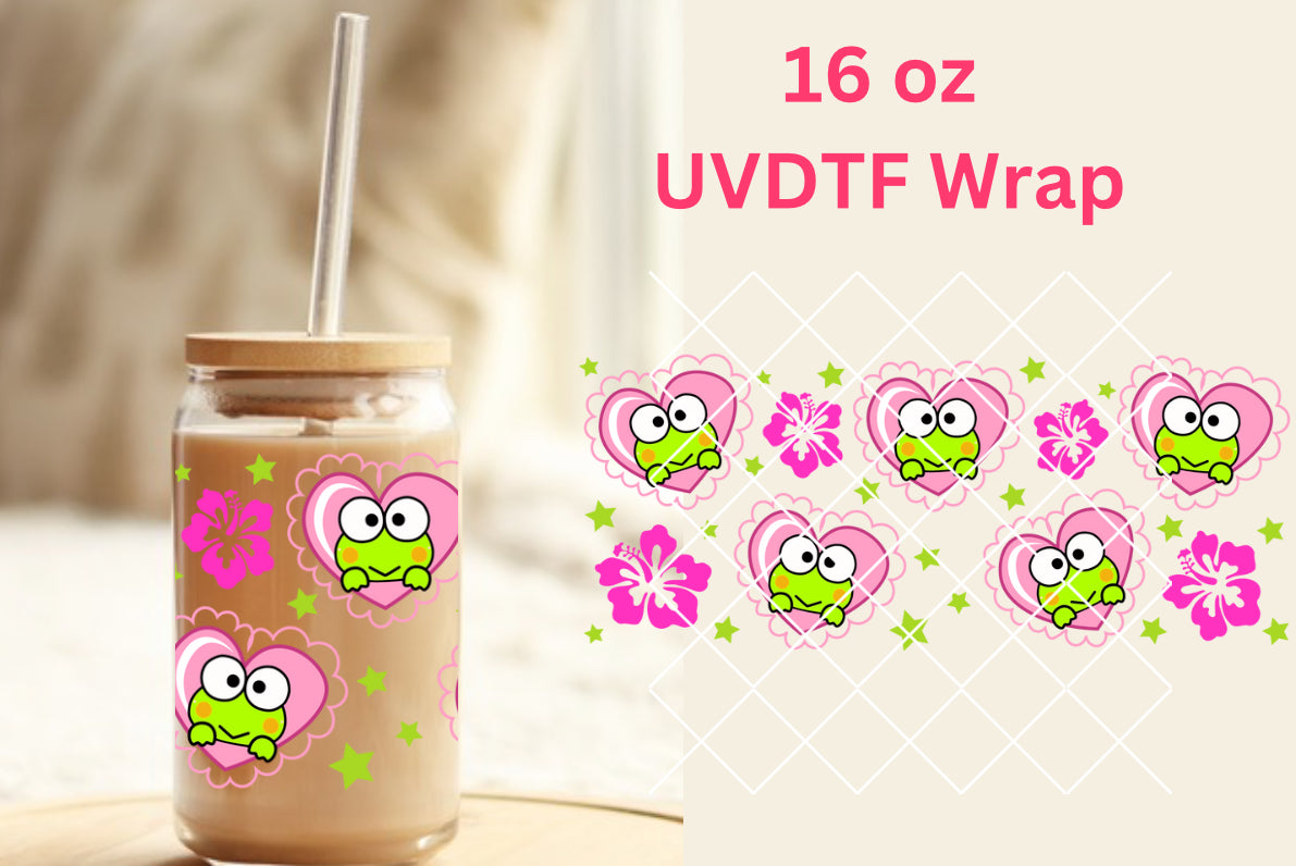 #320 Keroppi UVDTF 16 oz Wrap