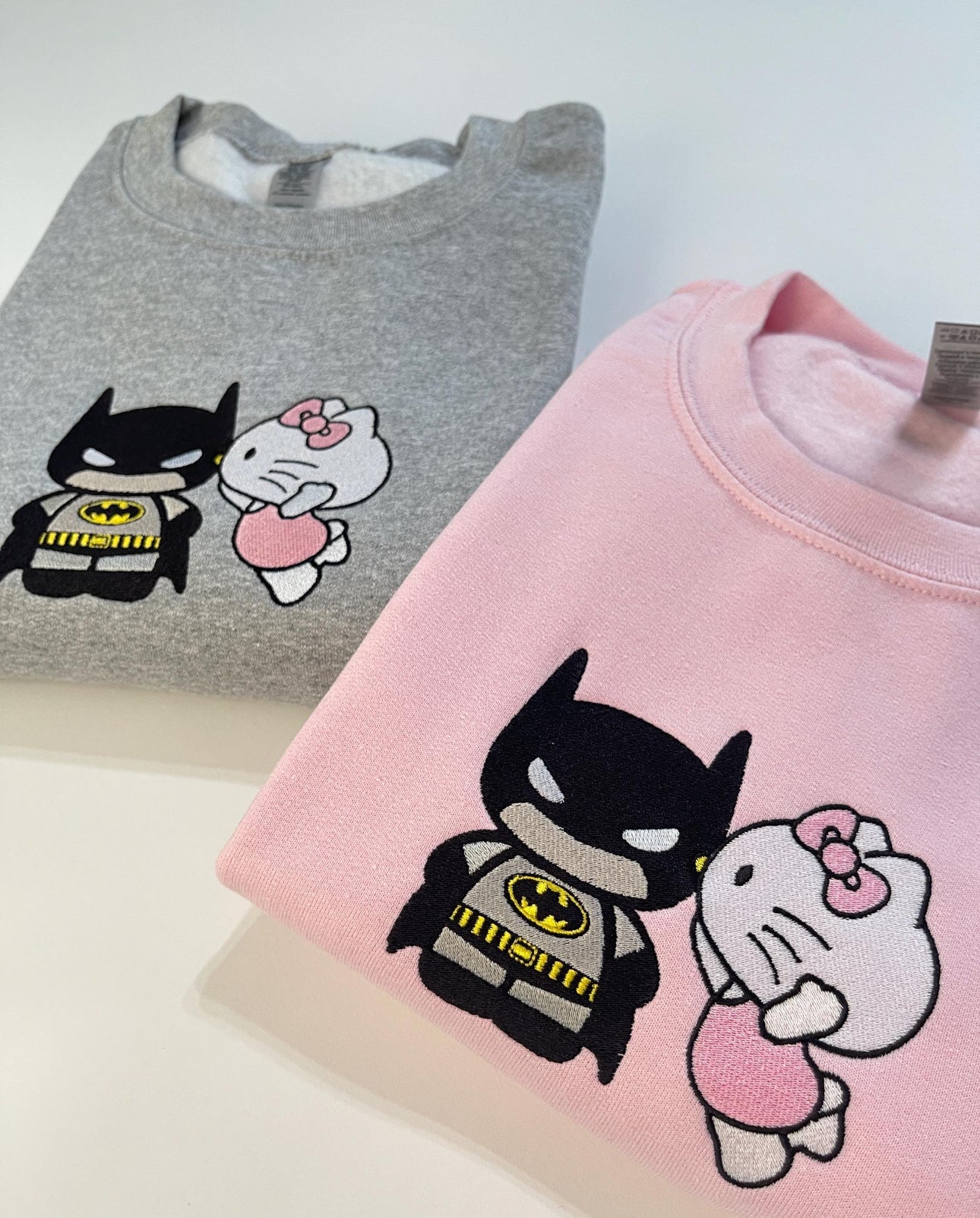 Hk Batman Kiss Embroidered Sweatshirt