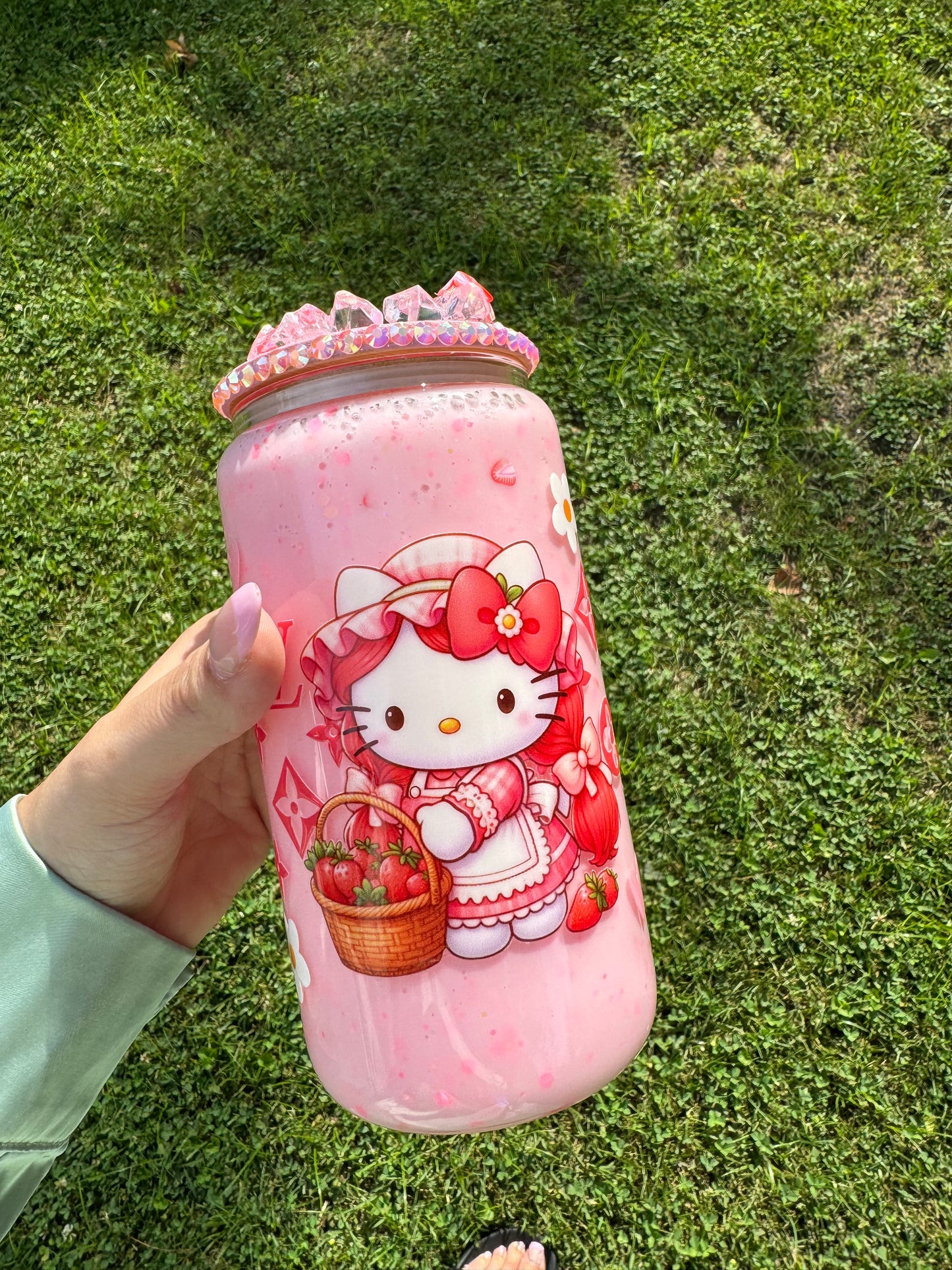 Hello Kitty LV Snow Globe 16oz Tumbler