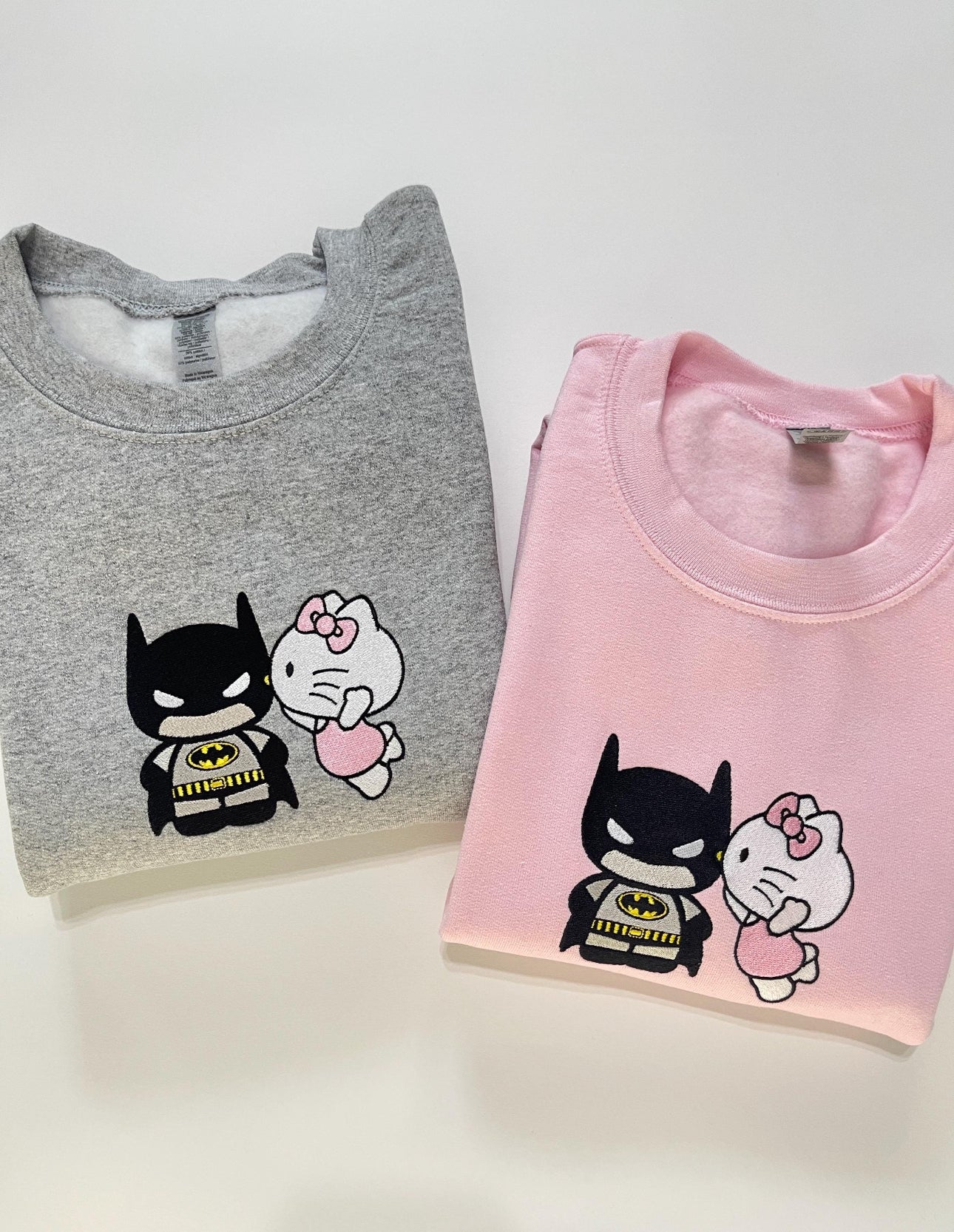 Hk Batman Kiss Embroidered Sweatshirt
