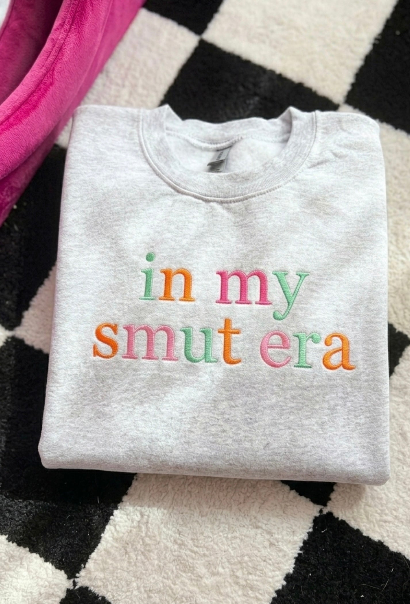 in my smut era Embroidered Sweatshirt