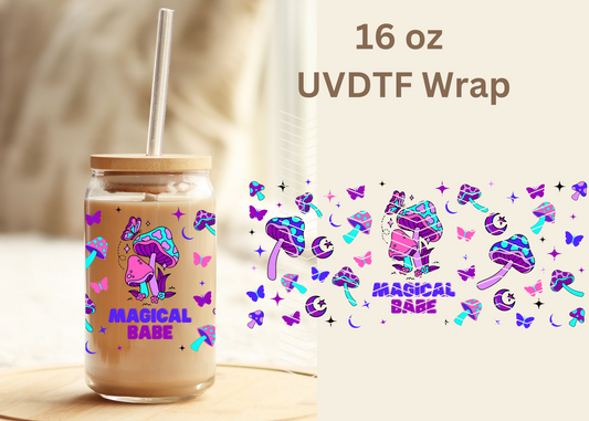 #453 Magical Babe Mushroom UVDTF 16 oz Wrap