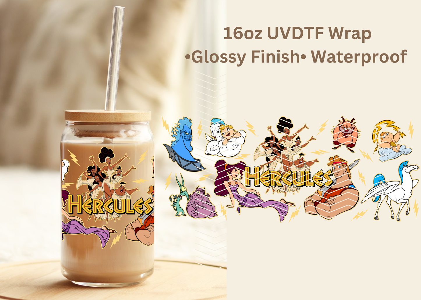 #666 Hercules 16oz Uvdtf wrap