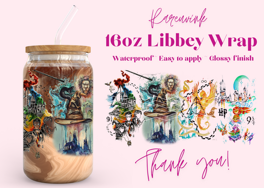 #868 Harry Potter 16oz UVDTF Wrap