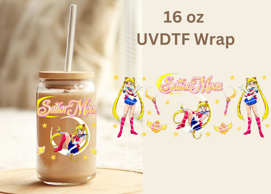 #346 Sailor Moon Exclusive UVDTF 16 oz Wrap