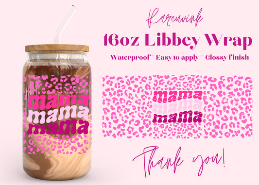 #925 Mama Leopard 16oz UVDTF Wrap