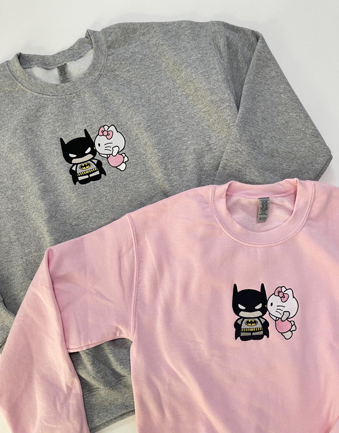 Hk Batman Kiss Embroidered Sweatshirt