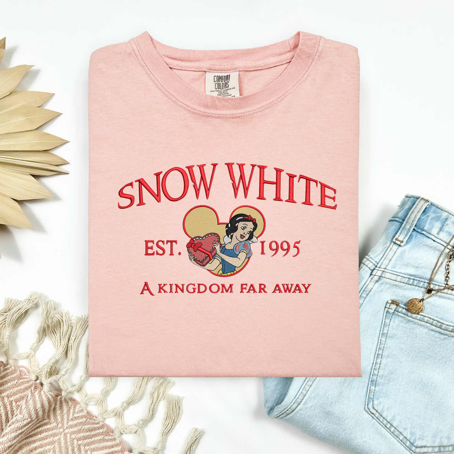 Snow White Embroidered Tshirt