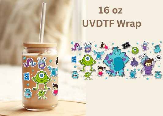 #374 Monsters Ink UVDTF 16 oz Wrap