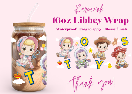 #1226 Toy Story 16oz UVDTF Wrap