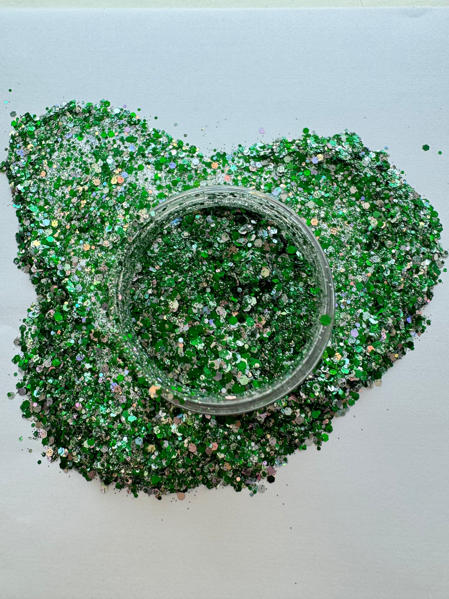 Lucky Green Glitter 2oz Jar