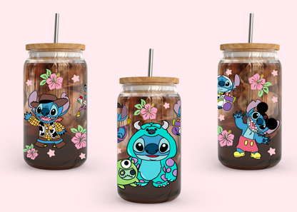 #986 Stitch Monsters Inc 16oz UVDTF Wrap
