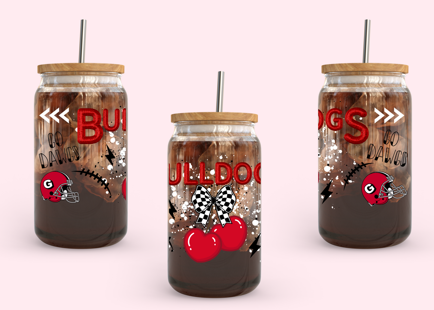 #1083 Bulldog Cherry 16oz UVDTF Wrap