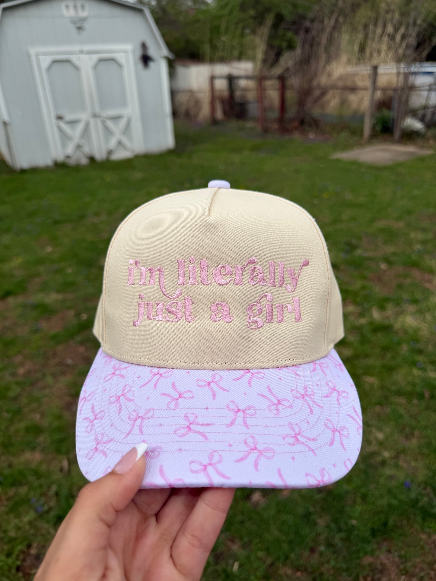 Im Literally Just a Girl Hat