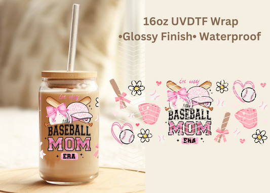 #662 Baseball Mom Exclusive 16oz Uvdtf wrap