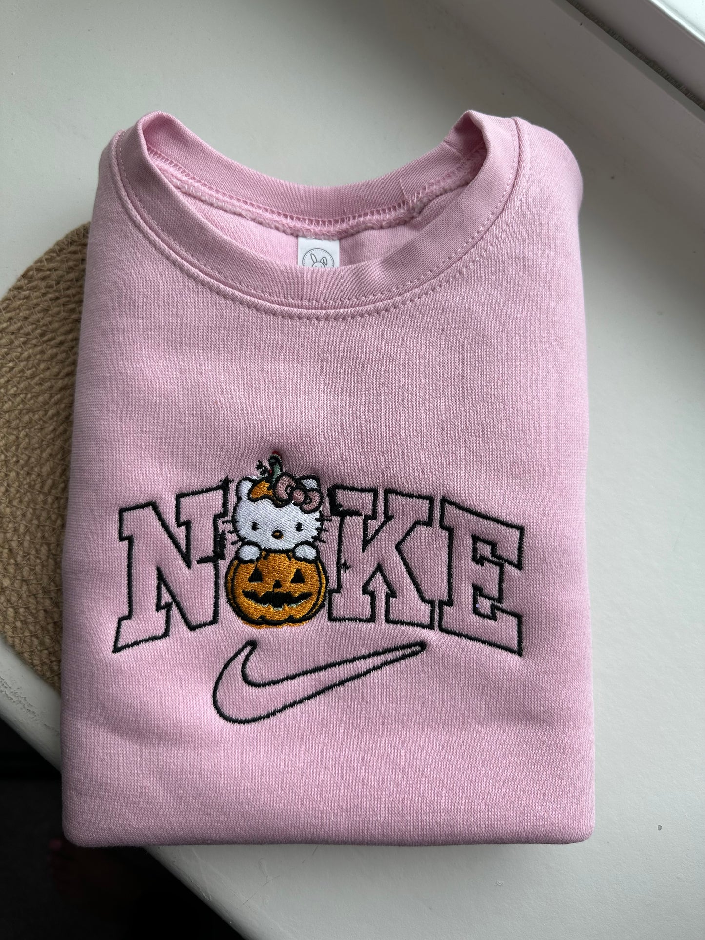 Hello Kitty Pumpkin Embroidered NKE Sweatshirt