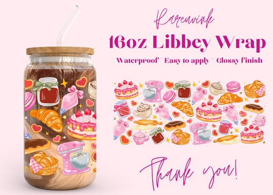 1260 Bakery 16oz UVDTF Wrap
