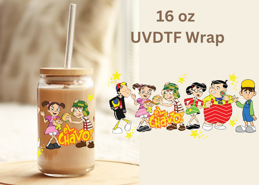 #479 Chavo Del Ocho UVDTF 16 oz Wrap