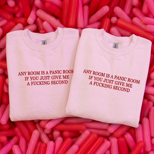 Panic room Embroidered Sweatshirt
