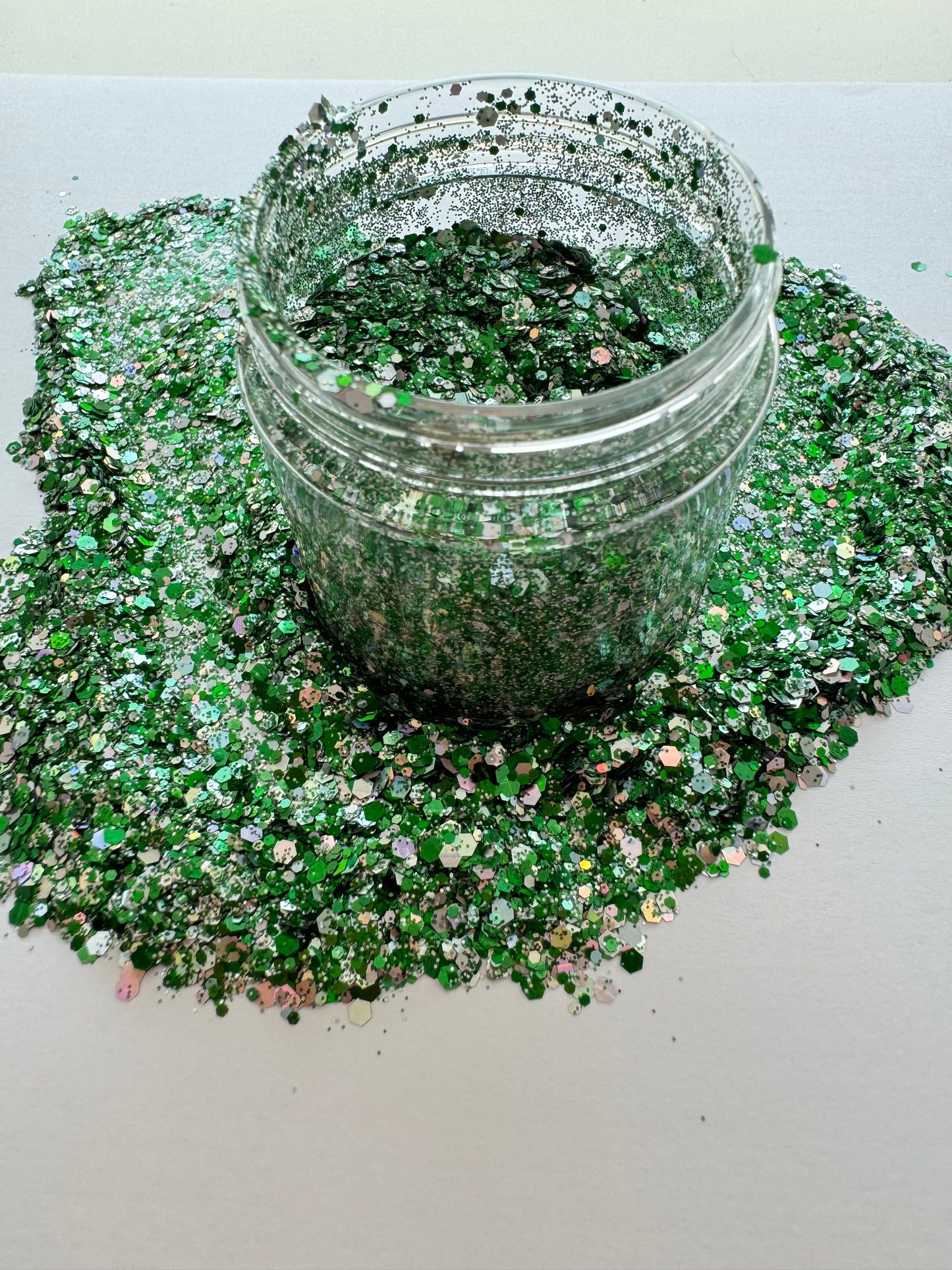 Lucky Green Glitter 2oz Jar