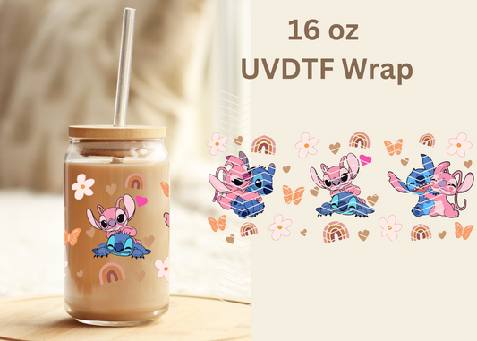 #347 Stitch GF Love Exclusive UVDTF 16 oz Wrap